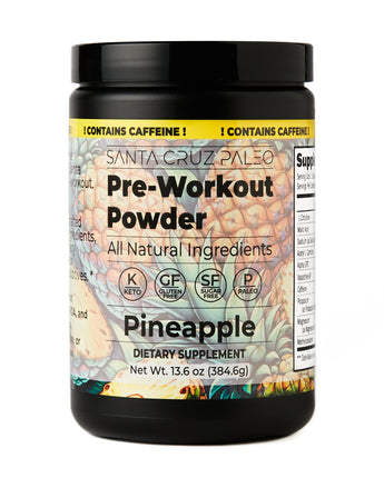 CAFFEINATED Pineapple Pre-Workout Powder