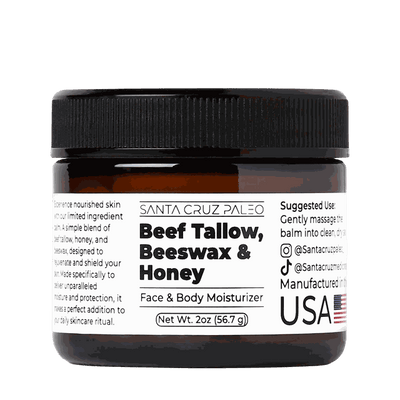 Beef Tallow Beeswax and Honey Moisturizer