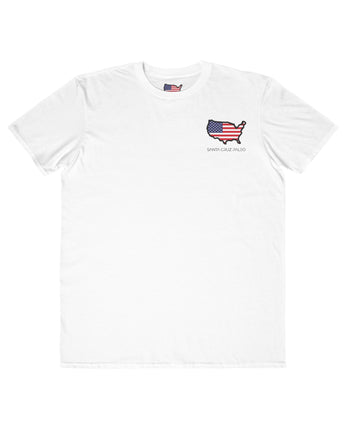 Make America Healthy T-Shirt in Blue and White