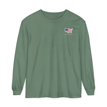 Long Sleeve Make America Healthy Cotton T-Shirt Baggy Vibes