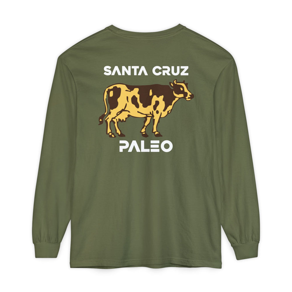 100% Santa Cruz Paleo. Cotton Long Sleeve baggy vibes t-shirt