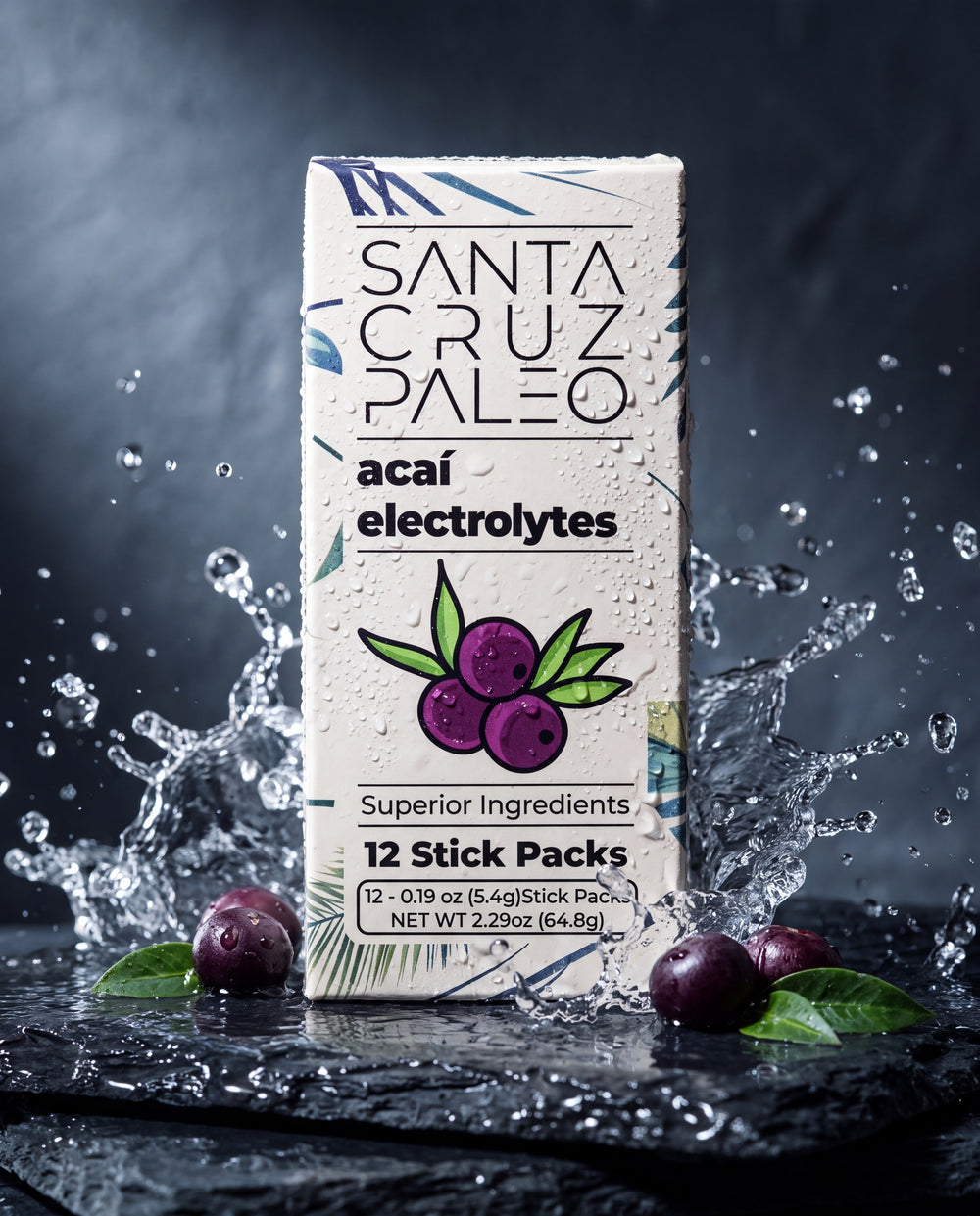 Acai Electrolyte Singles (Box of 12)