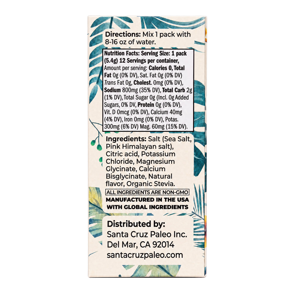 Acai Electrolyte Singles (Box of 12)