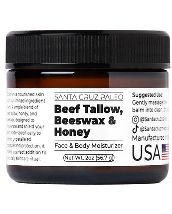 Beef Tallow Beeswax and Honey Moisturizer