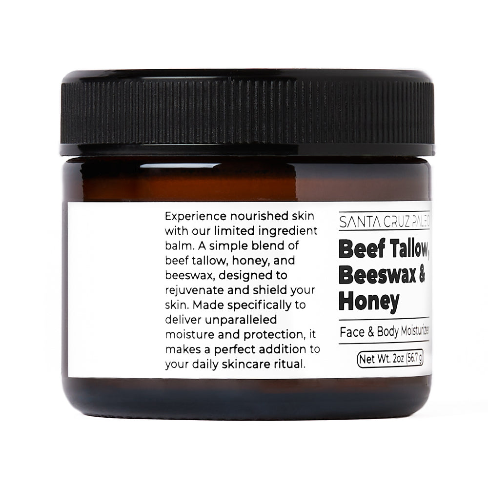 Santa Cruz Paleo Beef Tallow Beeswax and Honey Moisturizer