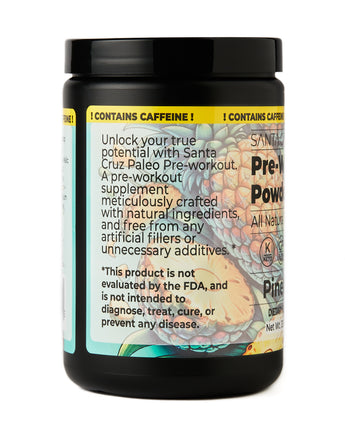 CAFFEINATED Pineapple Pre-Workout Powder