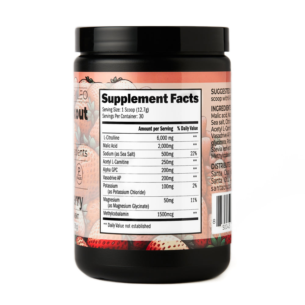Strawberry Pre-Workout Powder