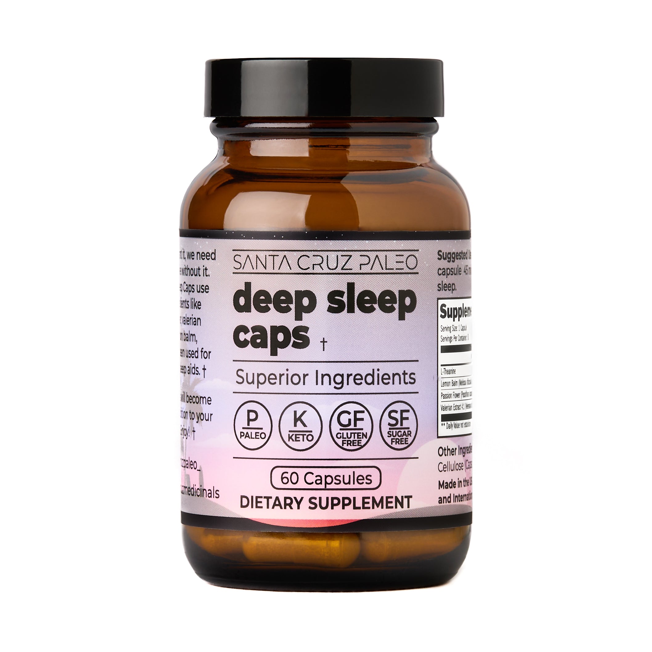 Deep Sleep Caps Double Sized (60ct) – Santa Cruz Paleo