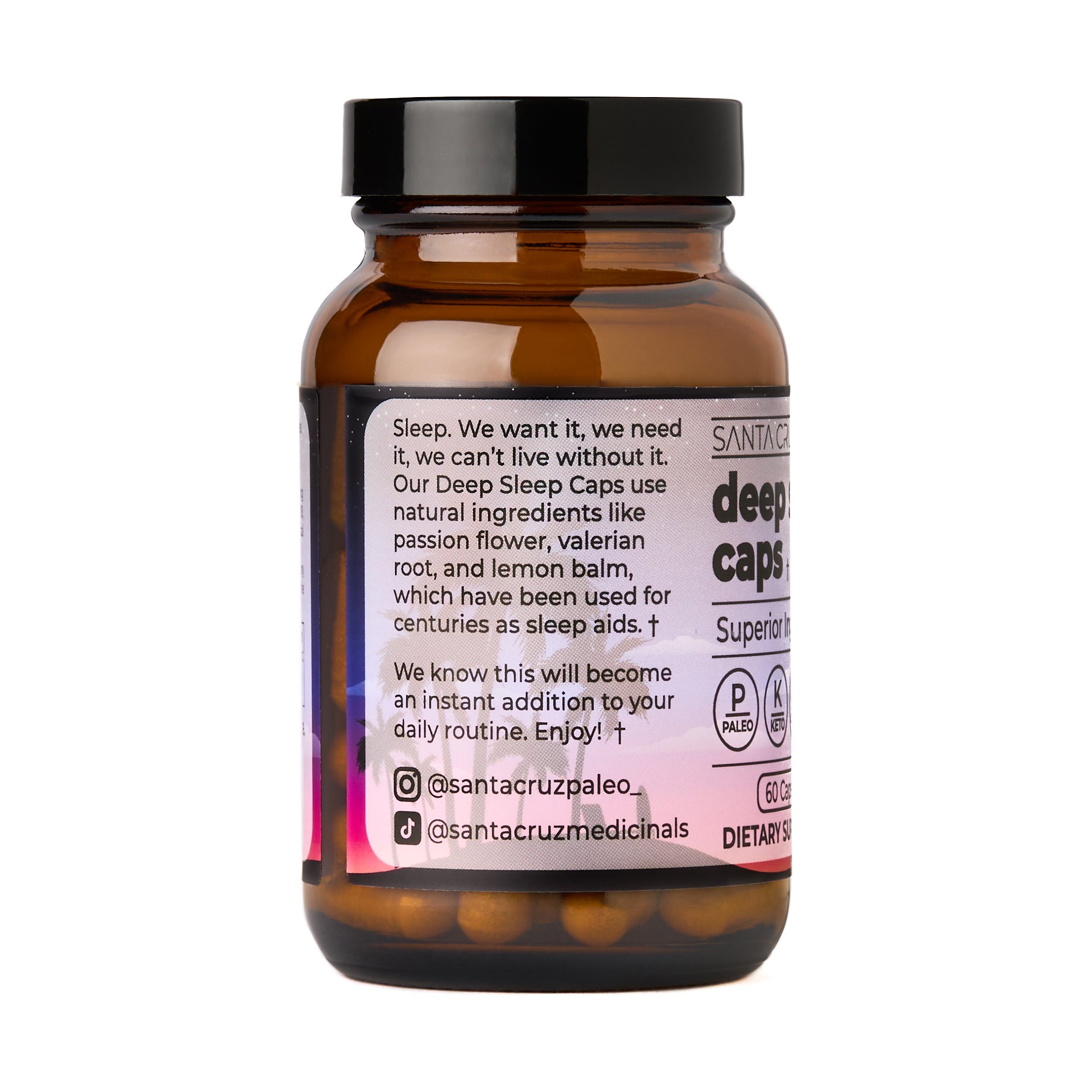 Deep Sleep Caps Double Sized (60ct) – Santa Cruz Paleo