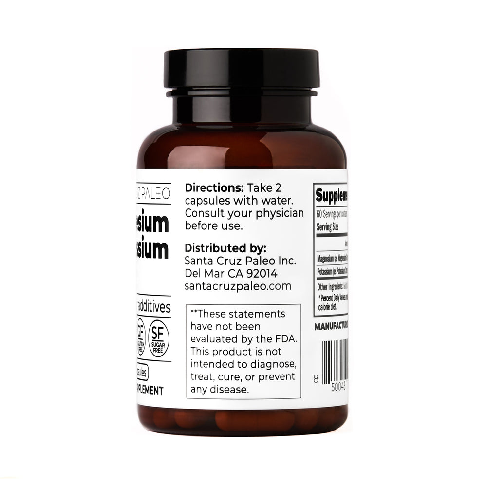 Double Size Magnesium + Potassium Caps