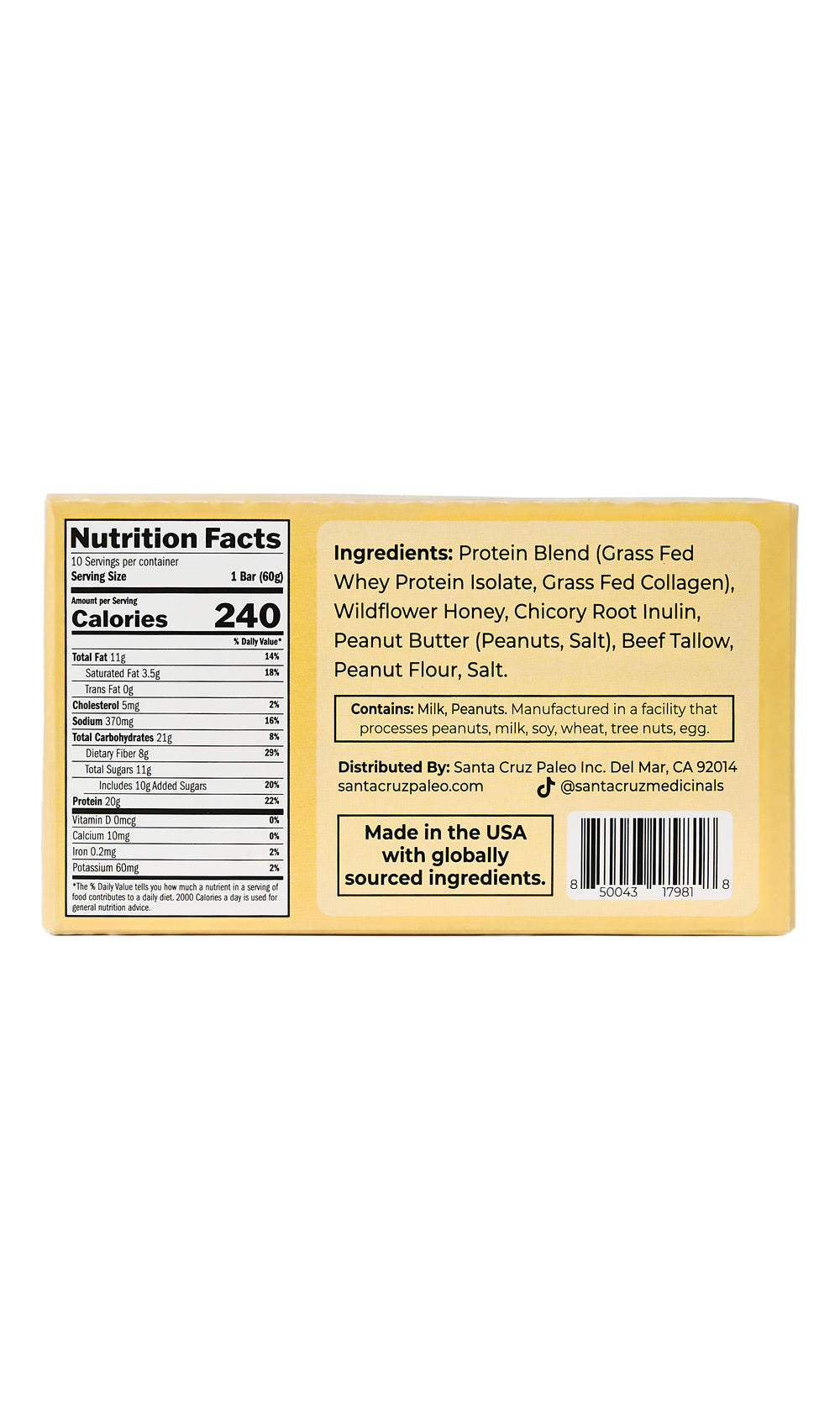Peanut Butter Protein Bar