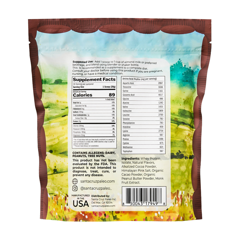 Peanut Butter Cup Whey Protein Bag