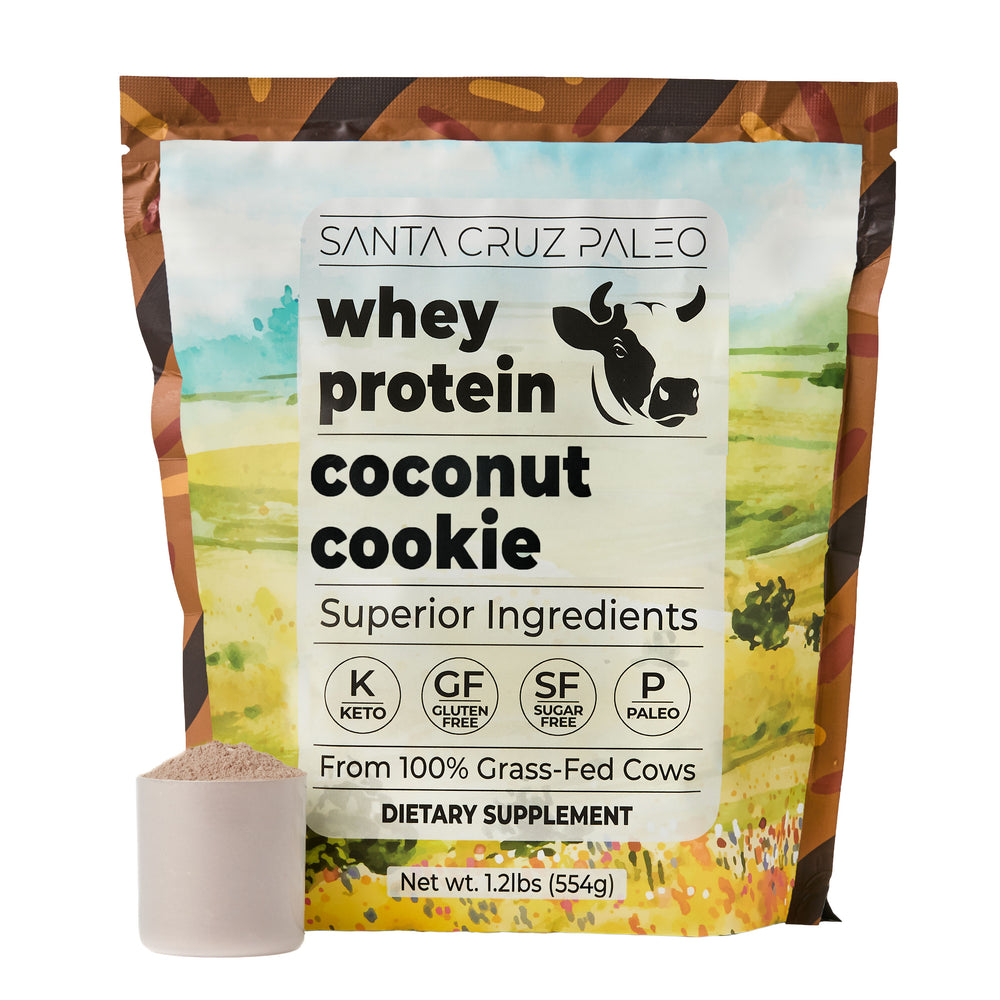 Santa Cruz Paleo Grass-Fed Whey Protein Bag | All-Natural | Zero Artificial Additives |  Amino Acids