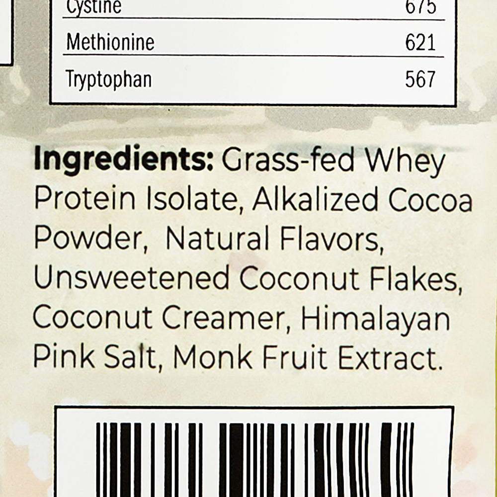 Coconut Cookie Whey Protein Bag