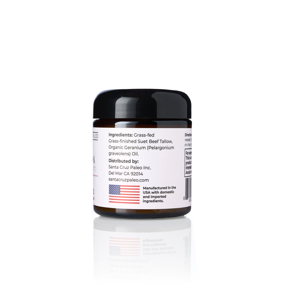 Beef Tallow, and Geranium Moisturizer