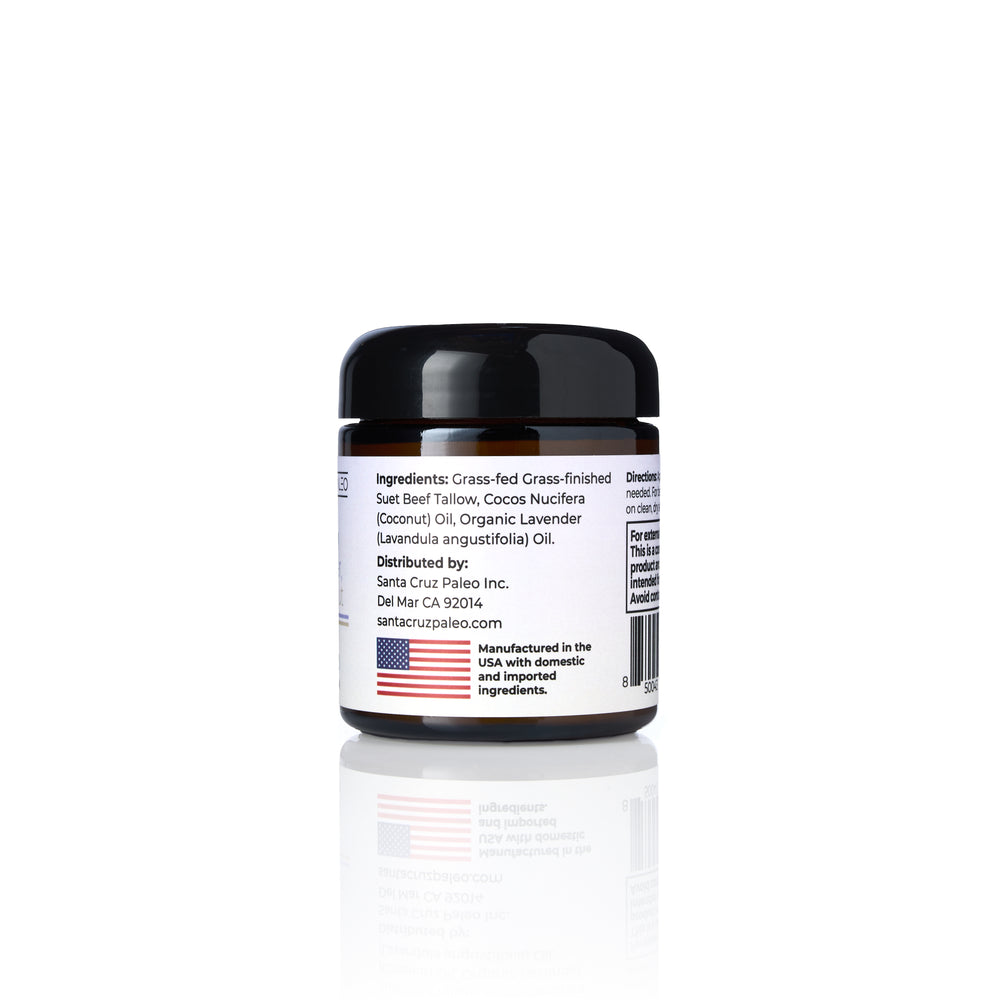 Beef Tallow, Lavender, and Coconut Moisturizer