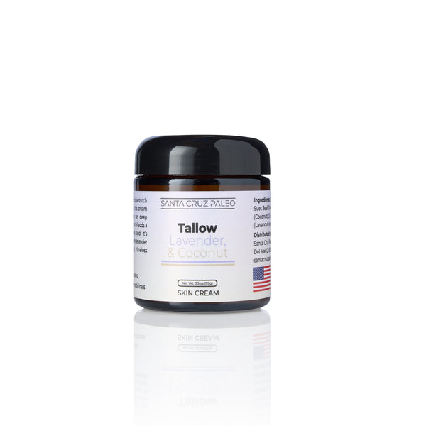 Beef Tallow, Lavender, and Coconut Moisturizer – Santa Cruz Paleo