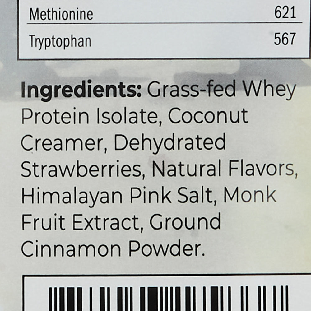 Strawberry Whey Protein Bag