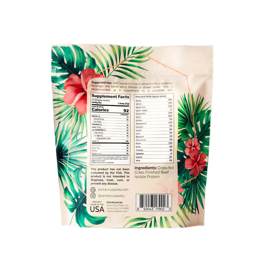 Au Natural Beef Isolate Protein Bag
